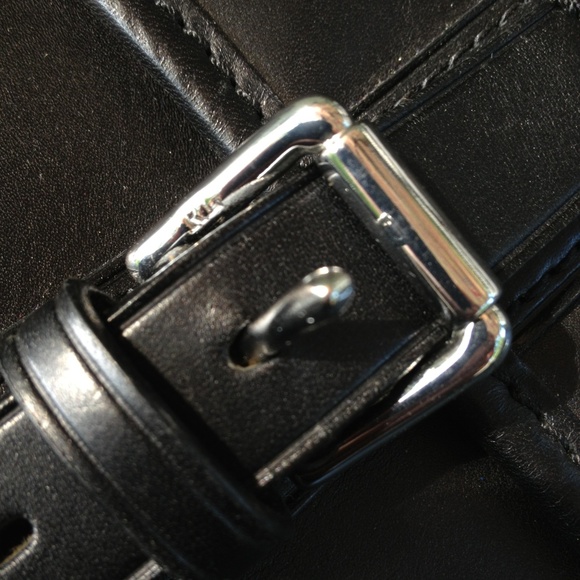 Leather Ralph Lauren Purple label messenger bag - Picture 4 of 8